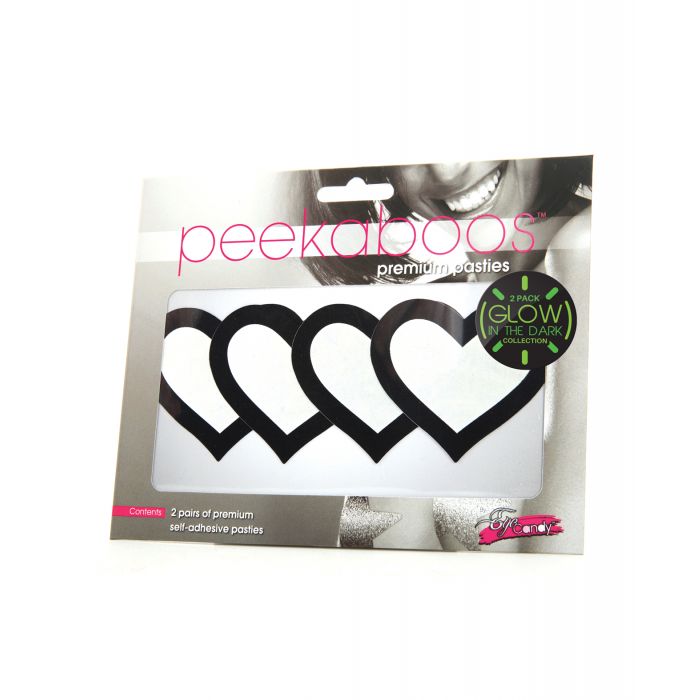Peekaboo Glow in the Dark Hearts