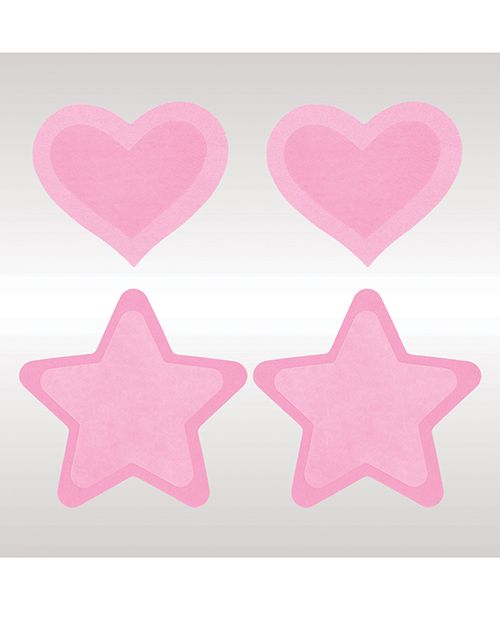 Peekaboos Glow in the Dark Hearts & Stars - 2 pairs