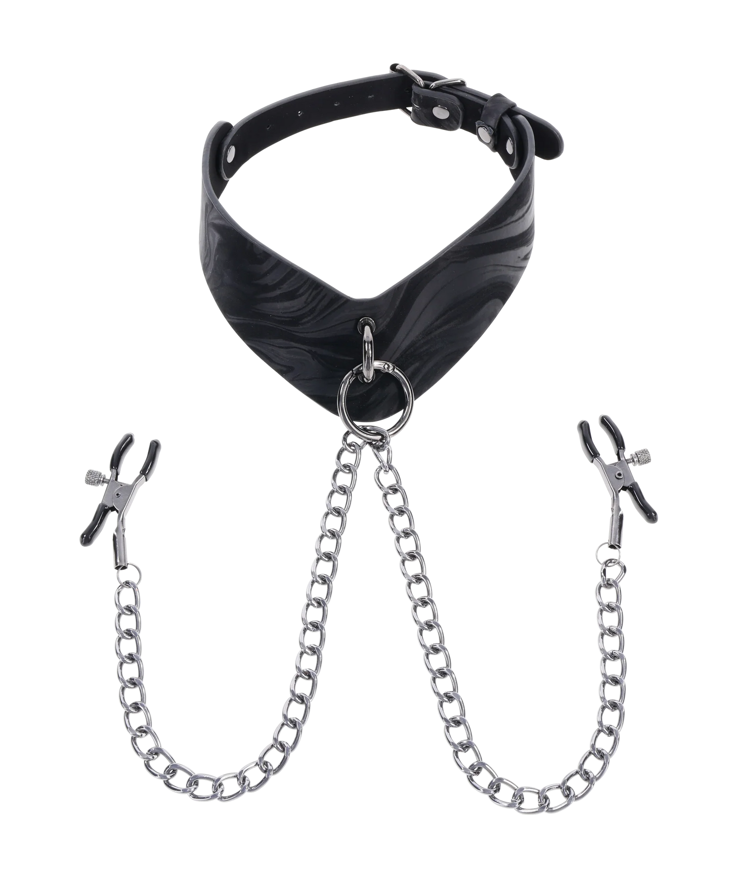 Velvet Noir Collar & Removable Clamps