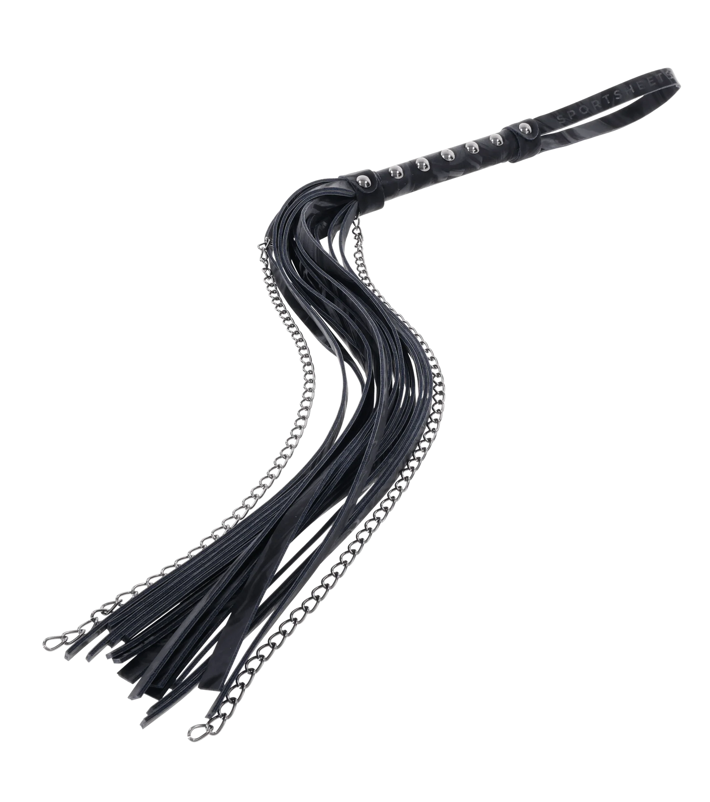 Velvet Noir Chain Flogger