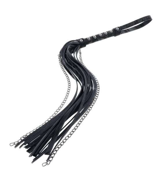 Velvet Noir Chain Flogger