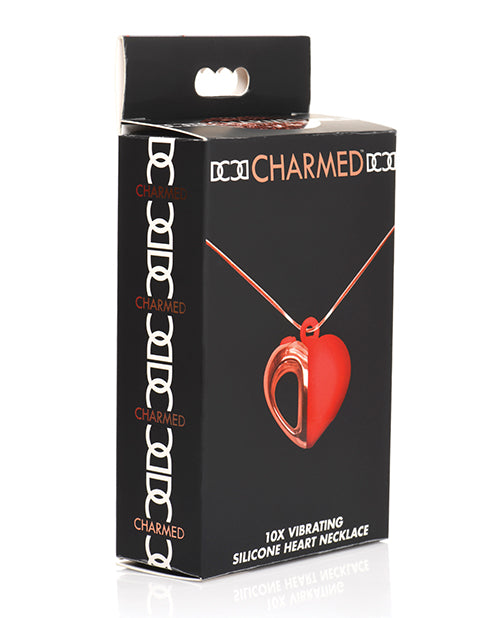 Load image into Gallery viewer, Charmed 10X Vibrating Heart Necklace
