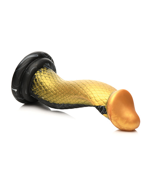 Load image into Gallery viewer, Creature Cocks Golden Snake Silicone Dildo
