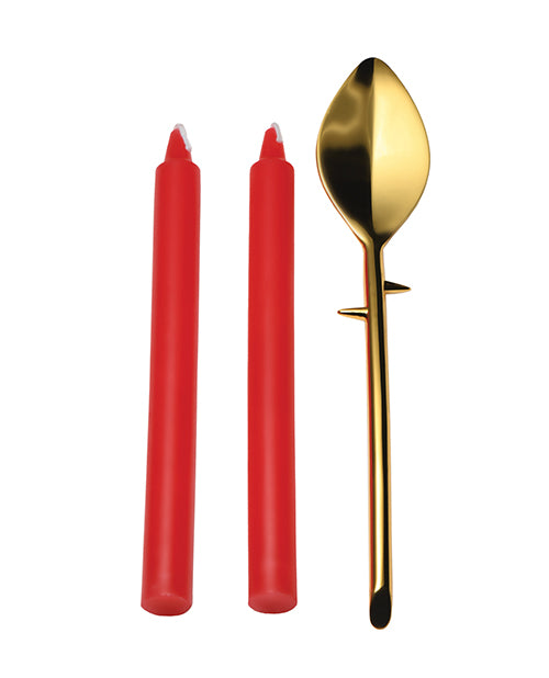 Drip Sensation Spoon & Drip Candle Set