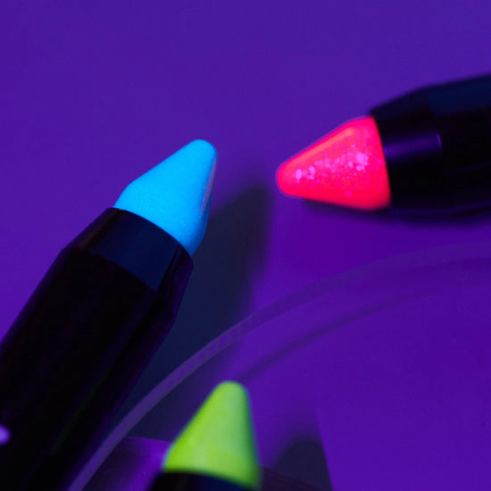 Neon Uv Glitter Face & Body Crayons 🖍️