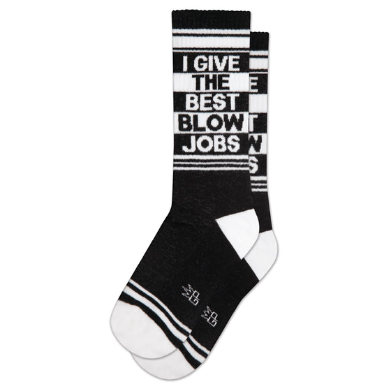 I Give The Best Blow Jobs Crew Socks