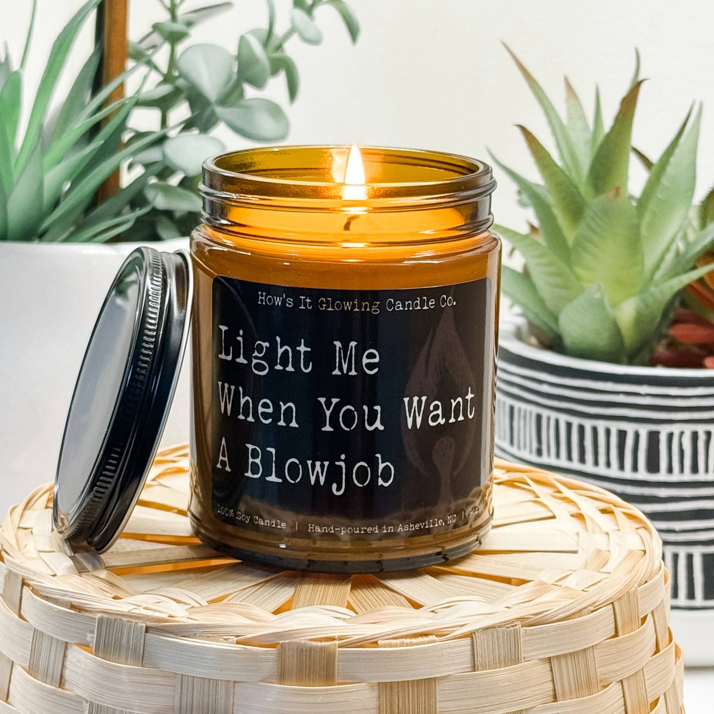 Light Me When You Want A Blowjob Candle