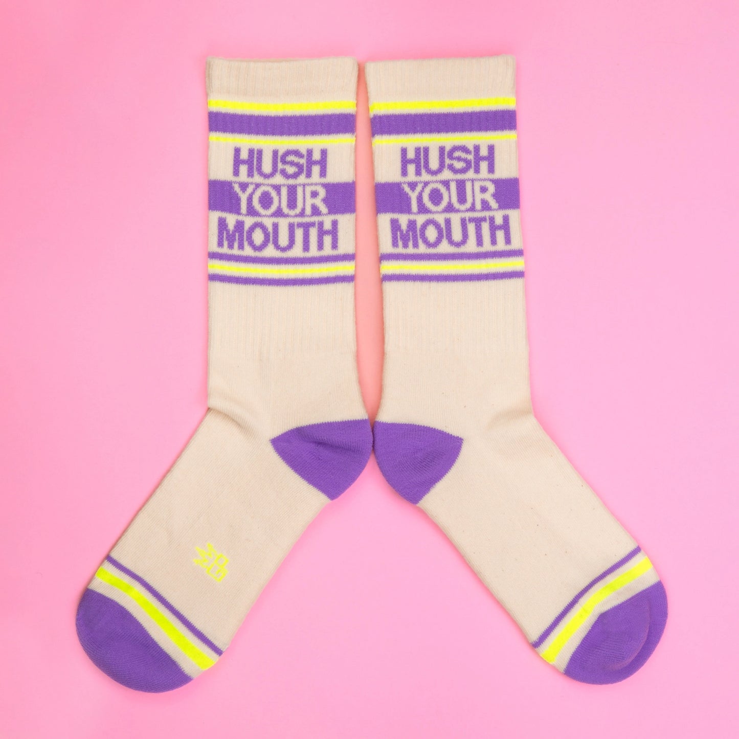 Hush Your Mouth Gym Socks