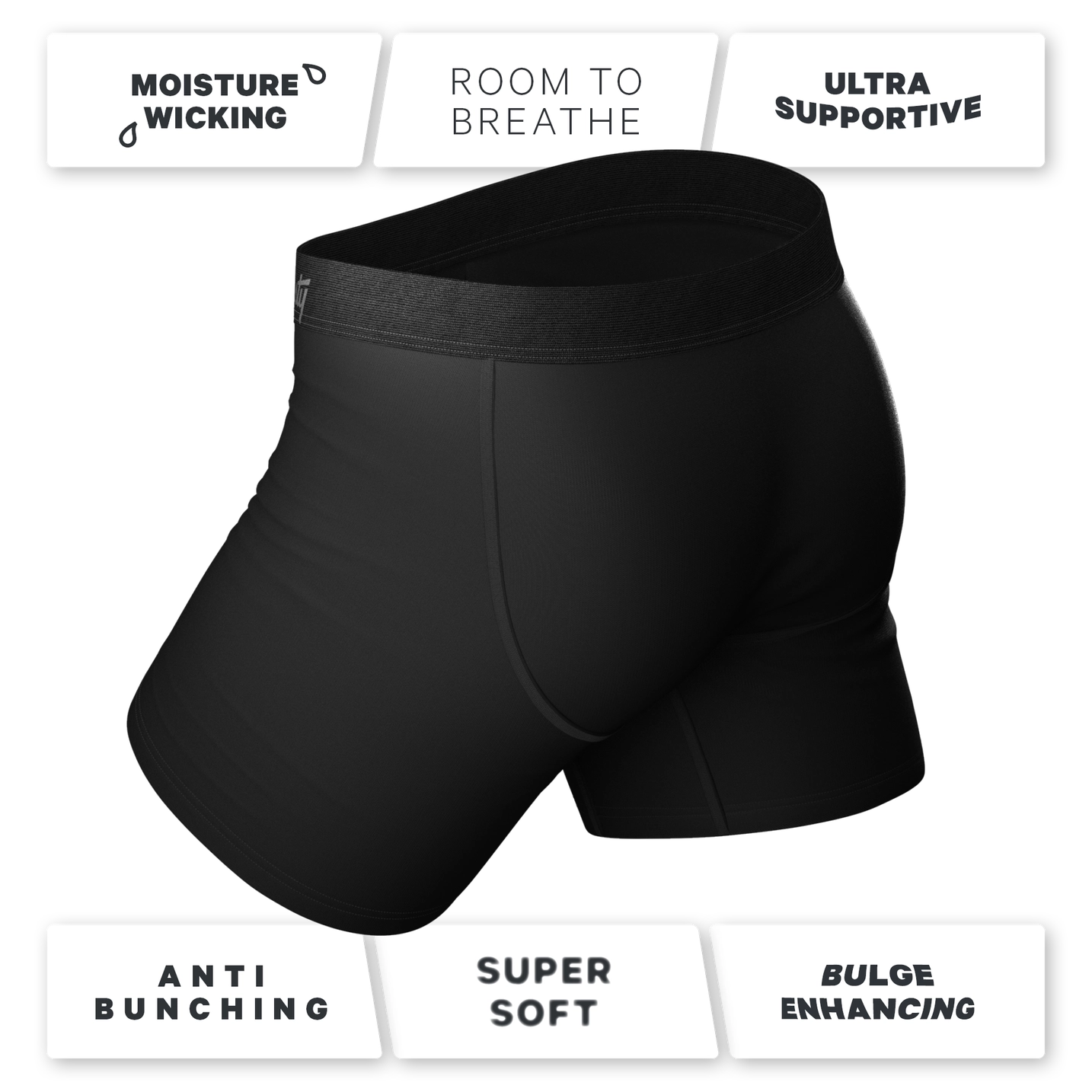 Black Tuxedo Boxer Briefs