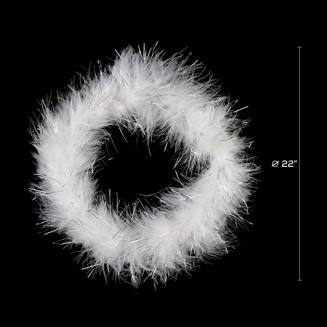 Light Up Angel Halo Headband - Feather Angel Hair Band