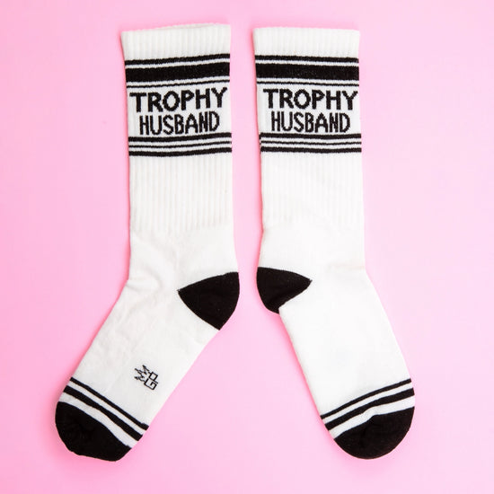 Trophy Husband Ribbed Gym Sock