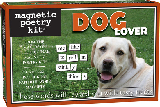 Dog Lover Magnetic Poetry Kit