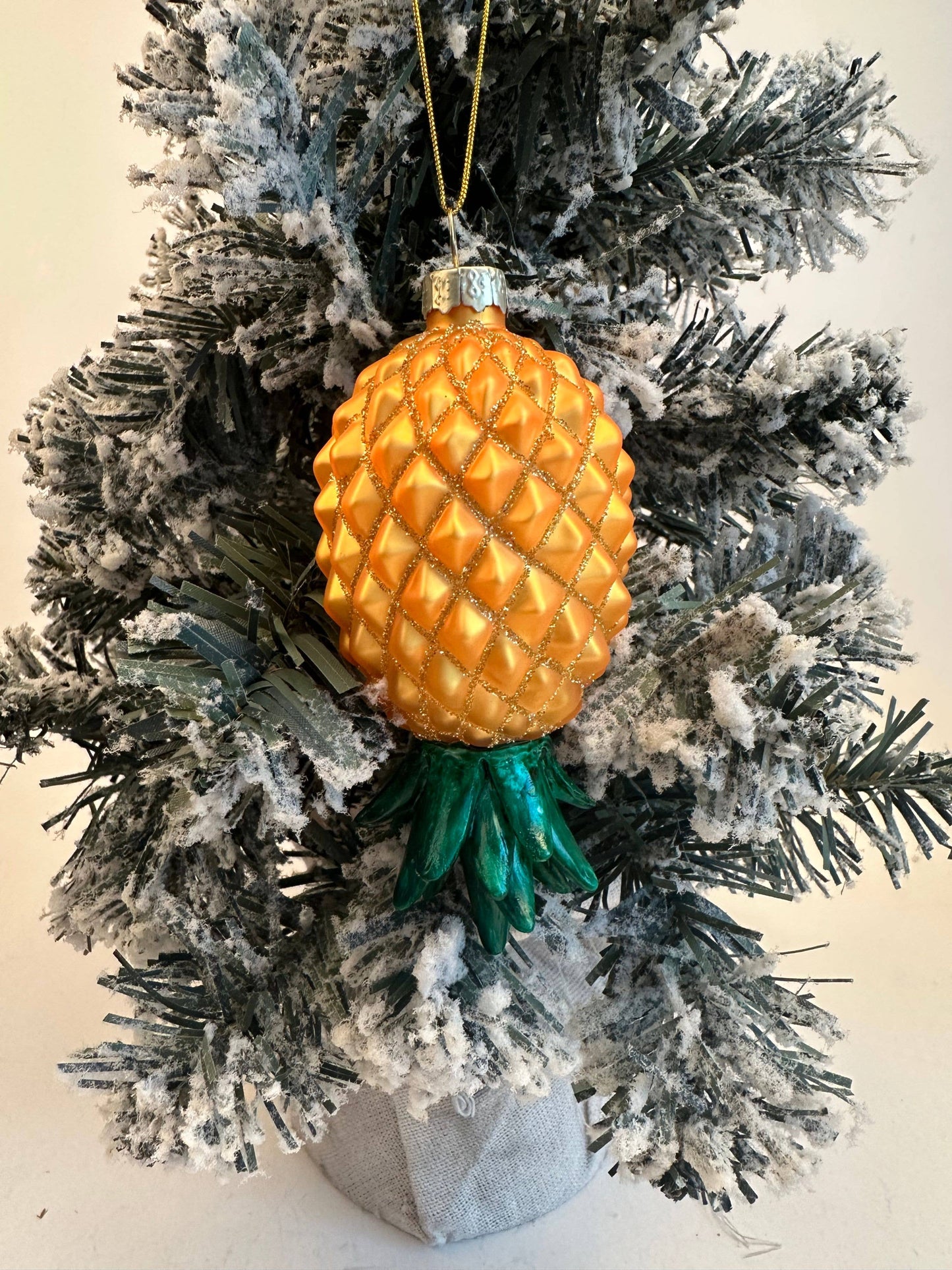Upside Down Pineapple Ornament
