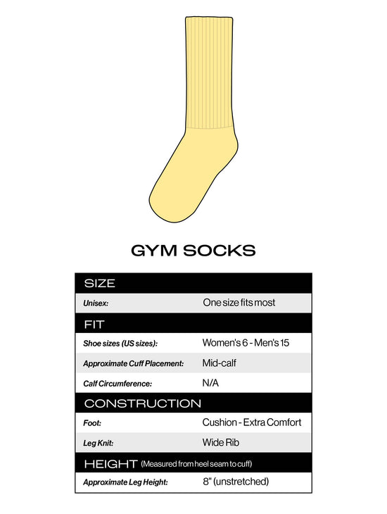 Bless Your Heart Gym Crew Socks