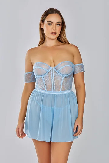 Plus Size Charmaine Babydoll