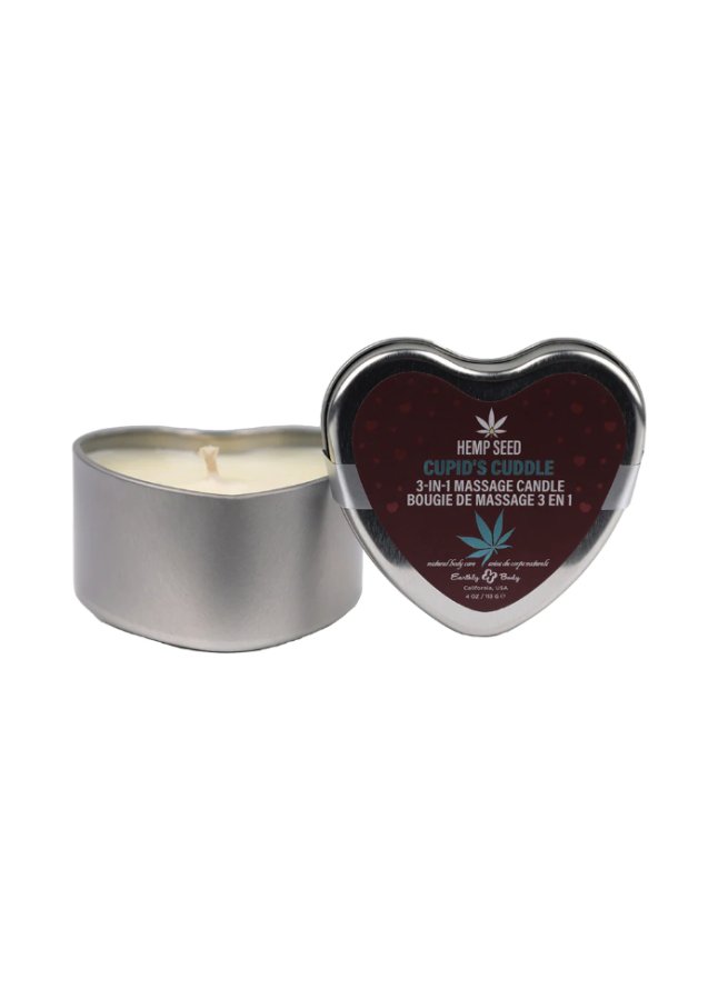 Load image into Gallery viewer, Valentines Hemp Seed 3-in-1 Massage Candle
