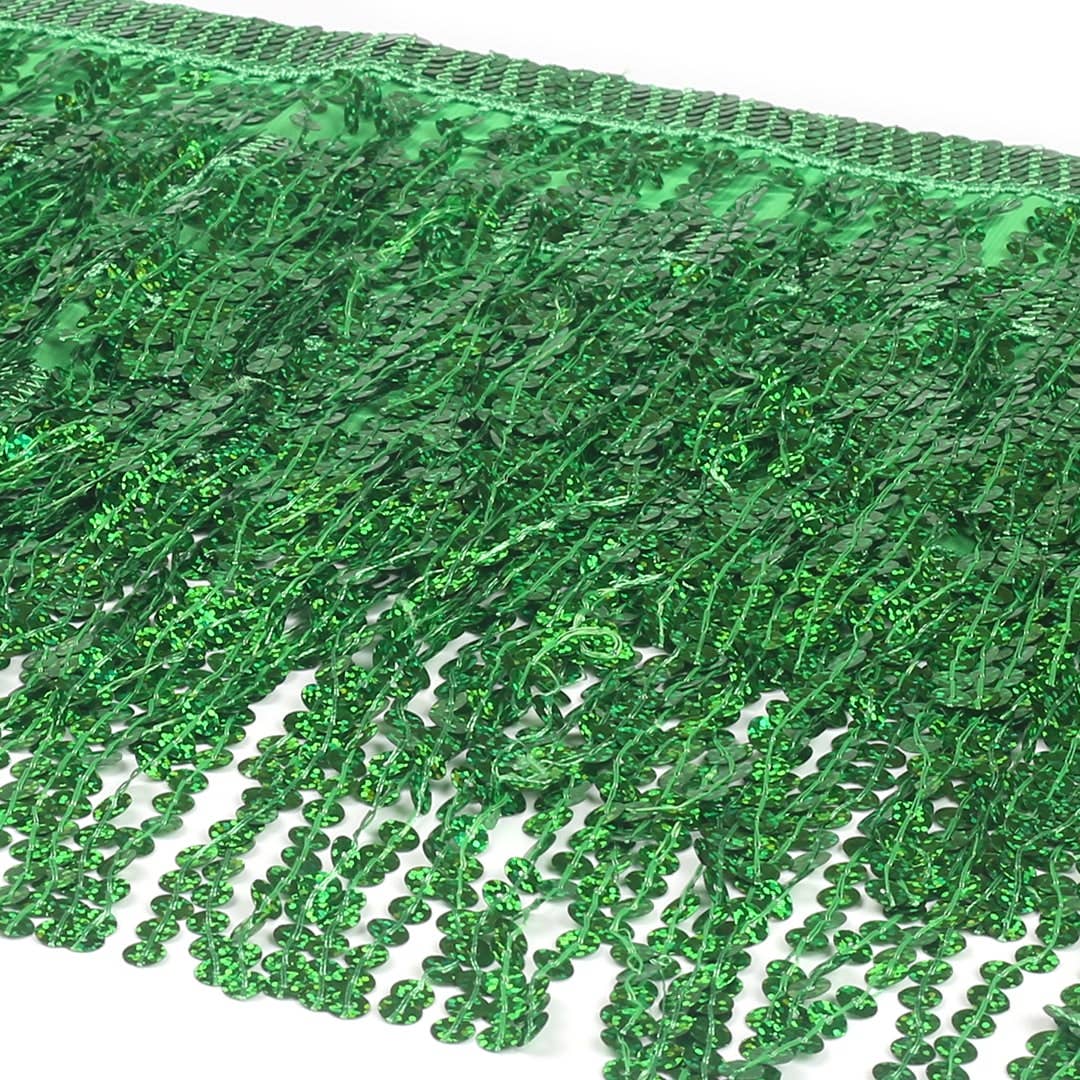 Sequin Fringe Mini Skirt - Sparkly Belly Dance Hip Scarf