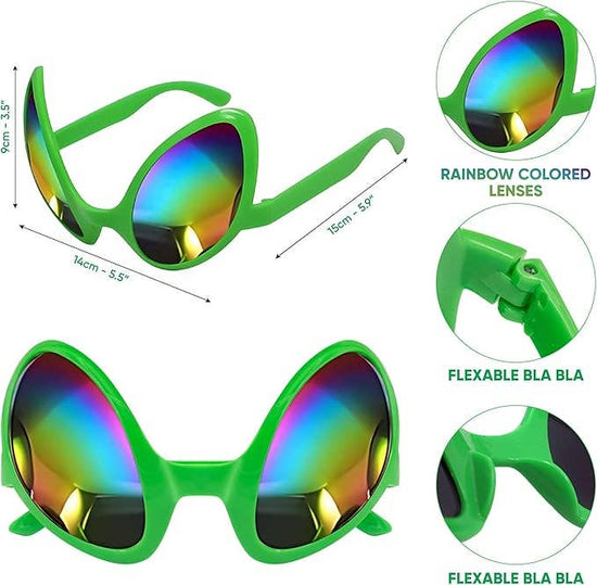 Alien Headbands and Glasses - 2 sets