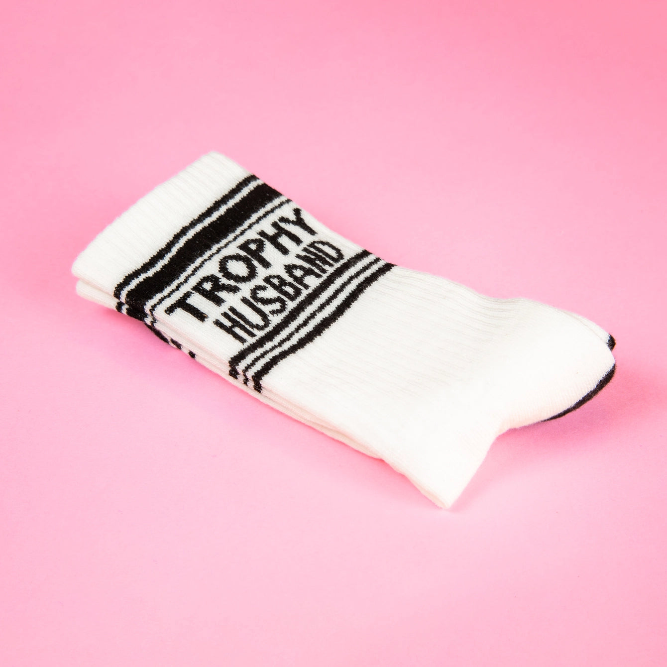 Trophy Husband Ribbed Gym Sock