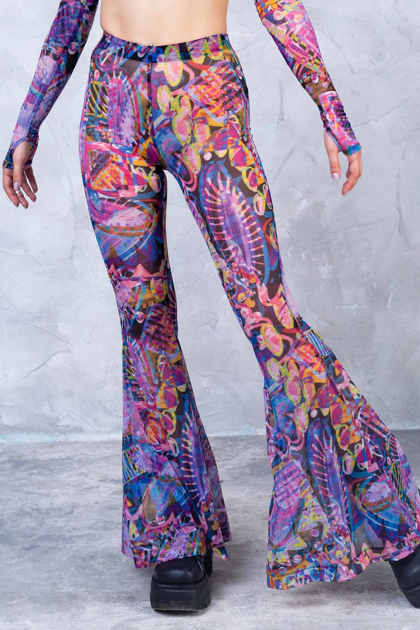 Woodstock Mesh Bell Bottoms