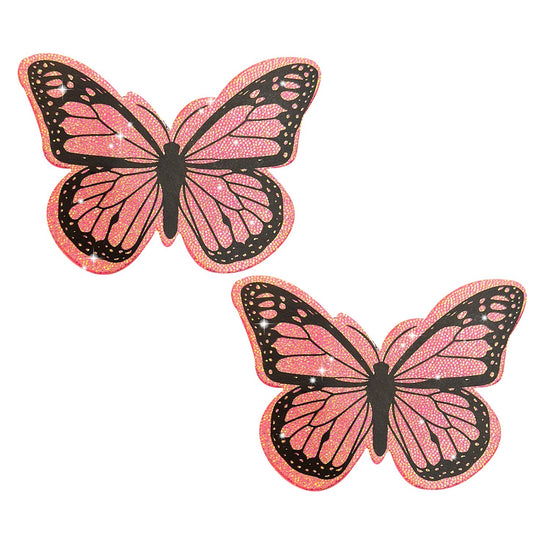 Bella Rosa Pink Shimmer Butterfly Pasties