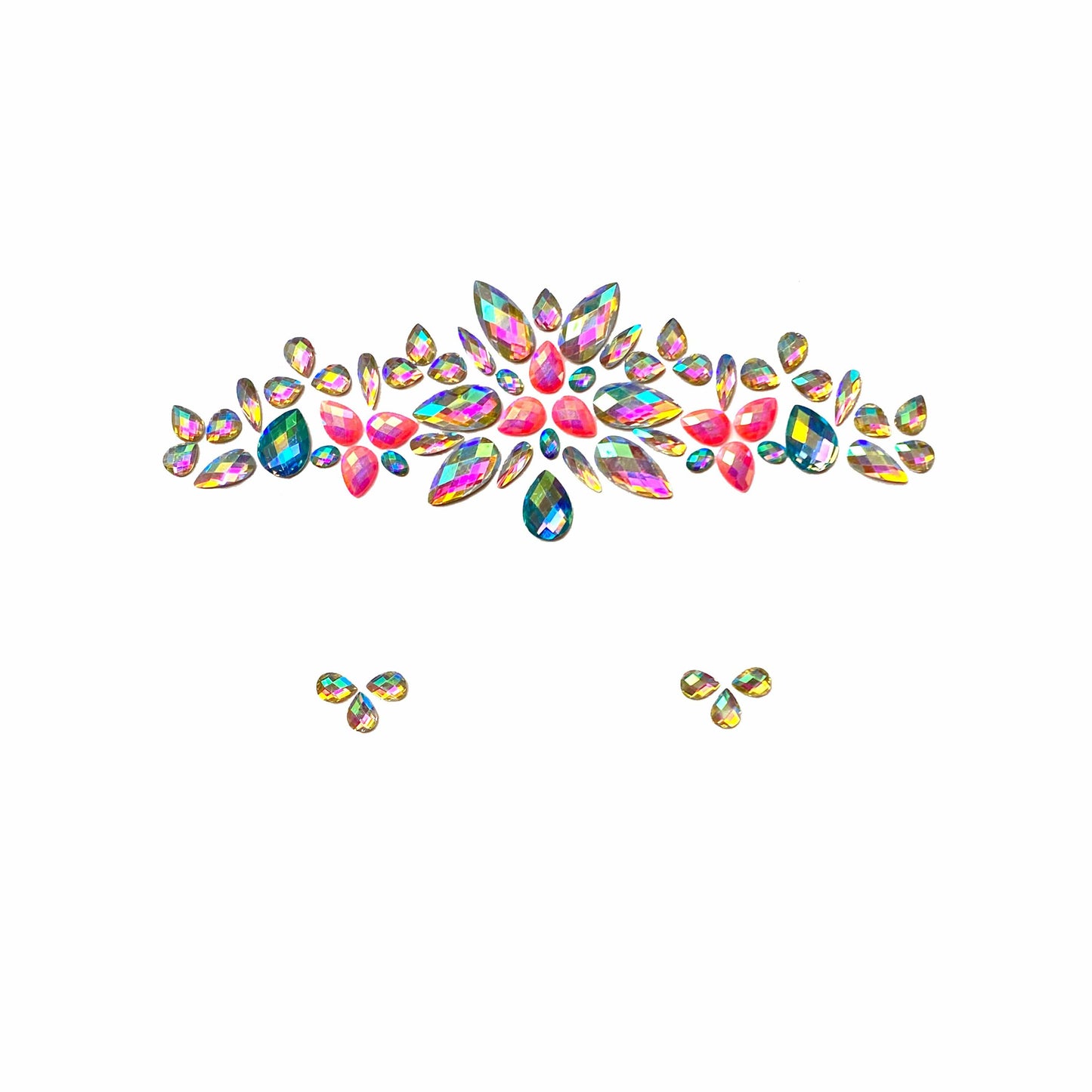 Avatar Pink & Blue Tiara Crystal Face Jewels