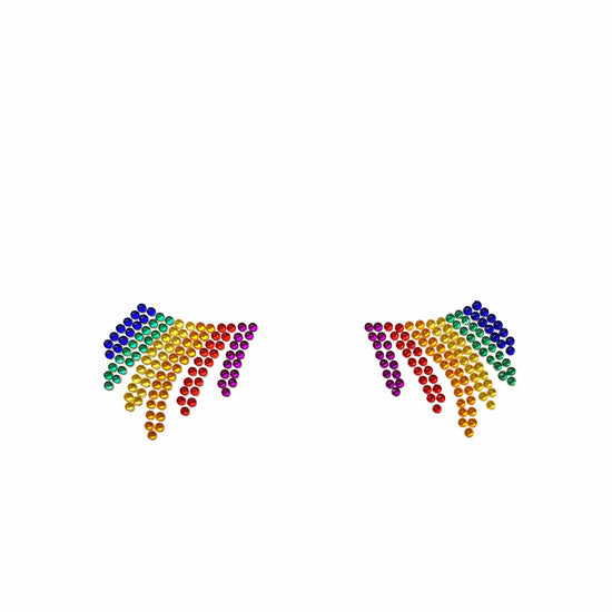 Rainbow Tears Multicolor Crystal Face Jewels
