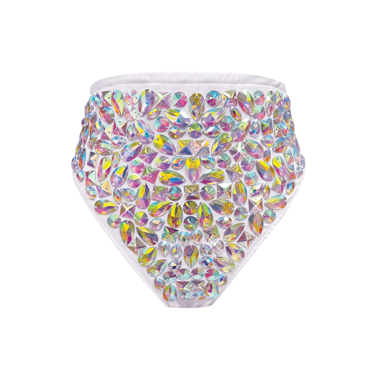 Sparkling Iridescent High-Waisted Carnival Bottoms