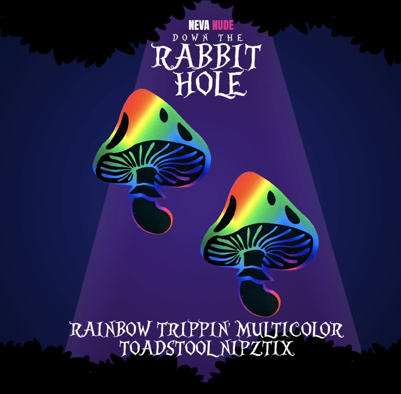 Rainbow Trippin' Psychedelic Toadstool Pasties
