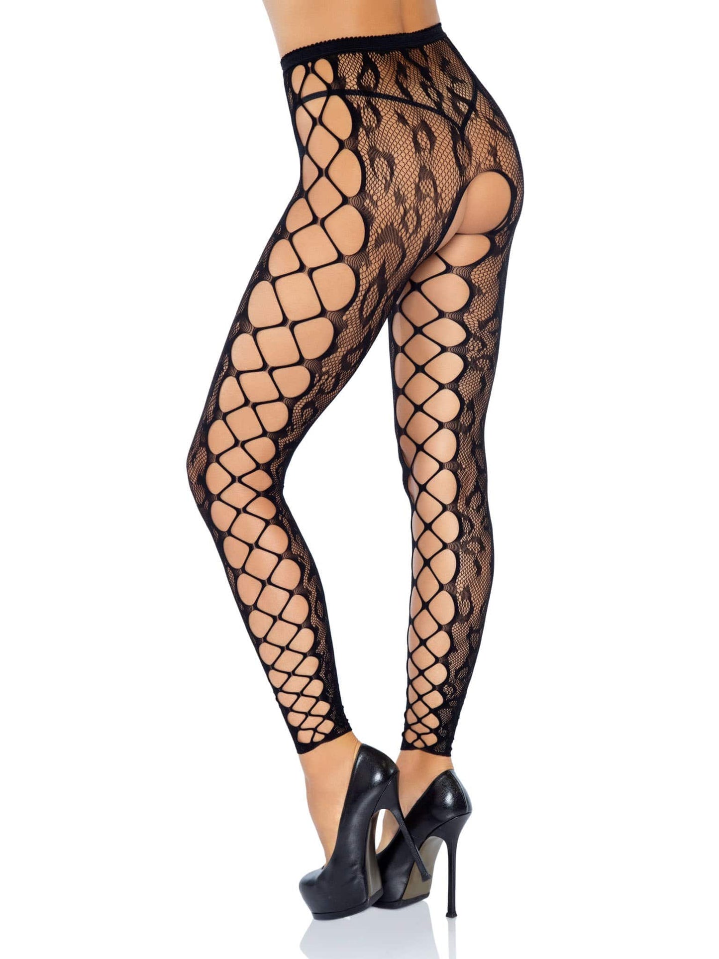 Lexi Leopard Footless Tights
