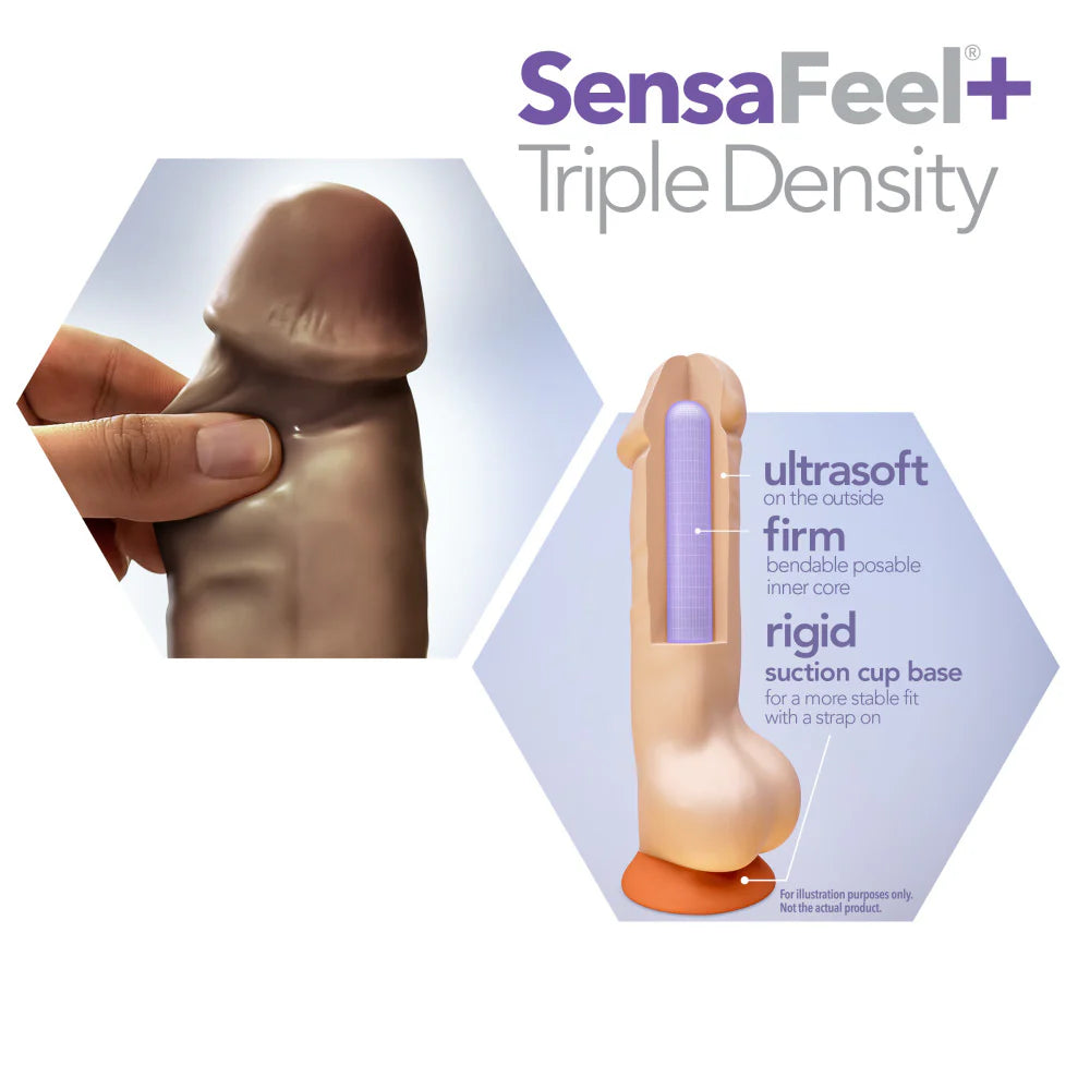 Dr. Skin Plus THICK Posable 9in Dildo