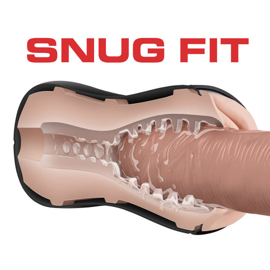 M Is For Men Ridges & Orbs Self Lubricating Stroker