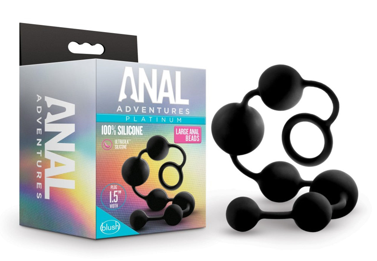 Blush Anal Adventures Large Silicone Anal Beads