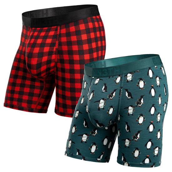 B3NTH Classic Boxer Brief 2 Pack - Holiday