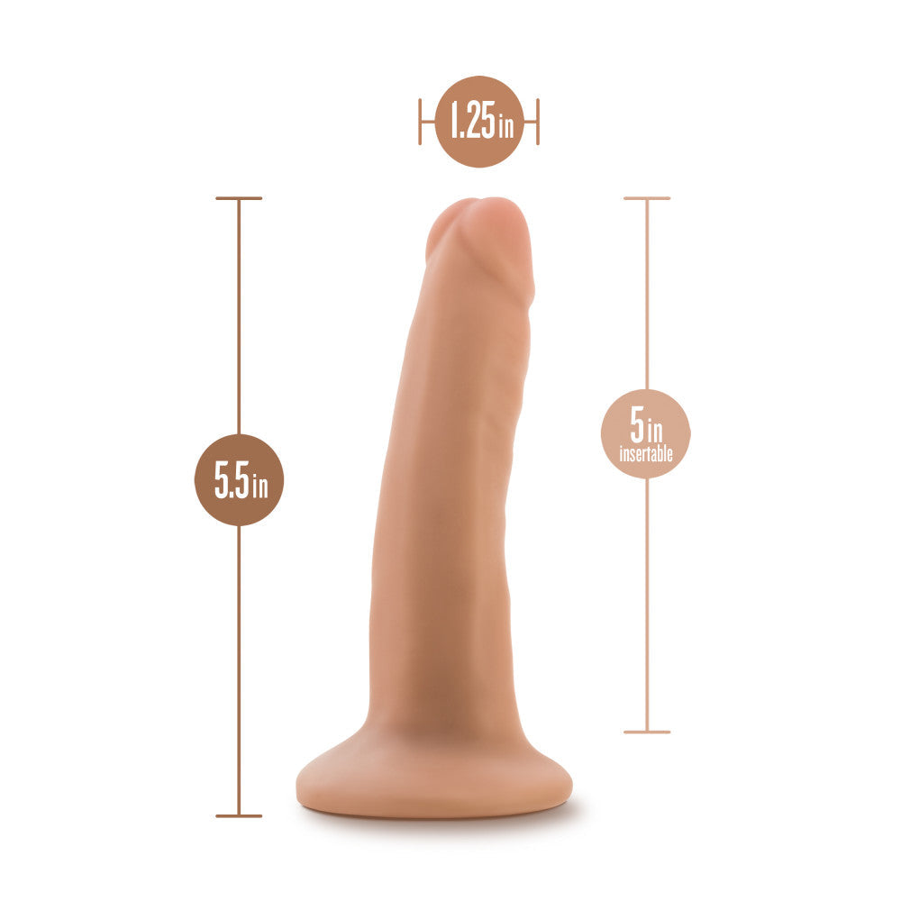 Dr. Skin Plus Gold Collection Posable Dildo 5in