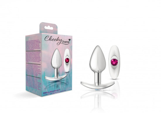 Cheeky Charms Metal Butt Plug Silver Anchor Kit