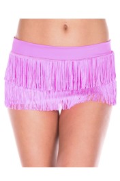 Fringed Mini Skirt