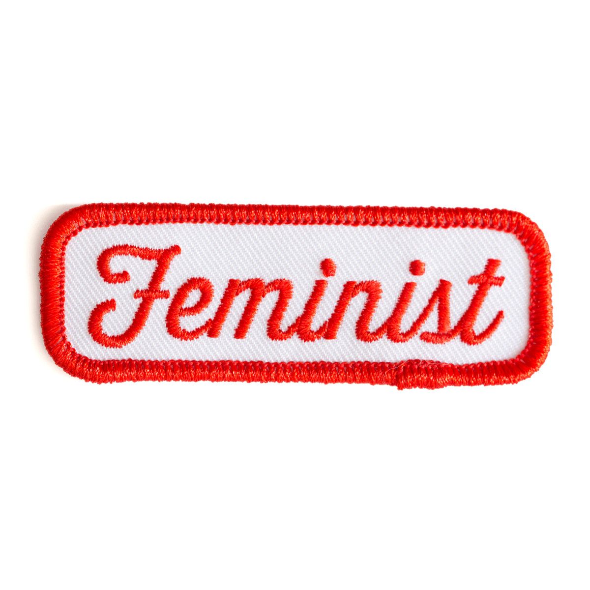 Feminist Embroidered Iron-On Patch