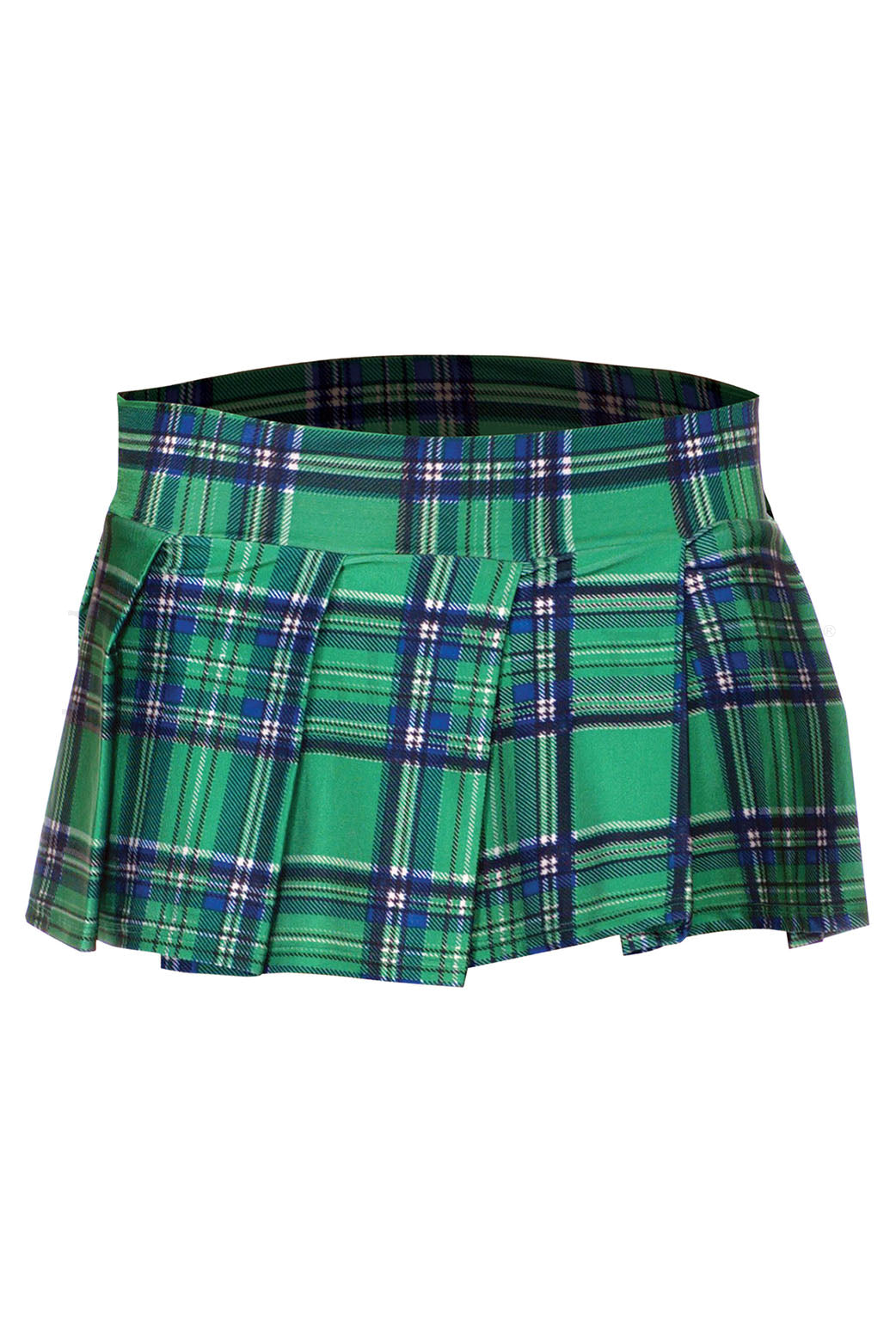 Margot Plaid Pleated Mini Skirt