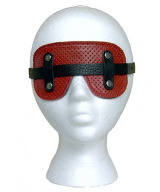 Perforated Leather Blindfold
