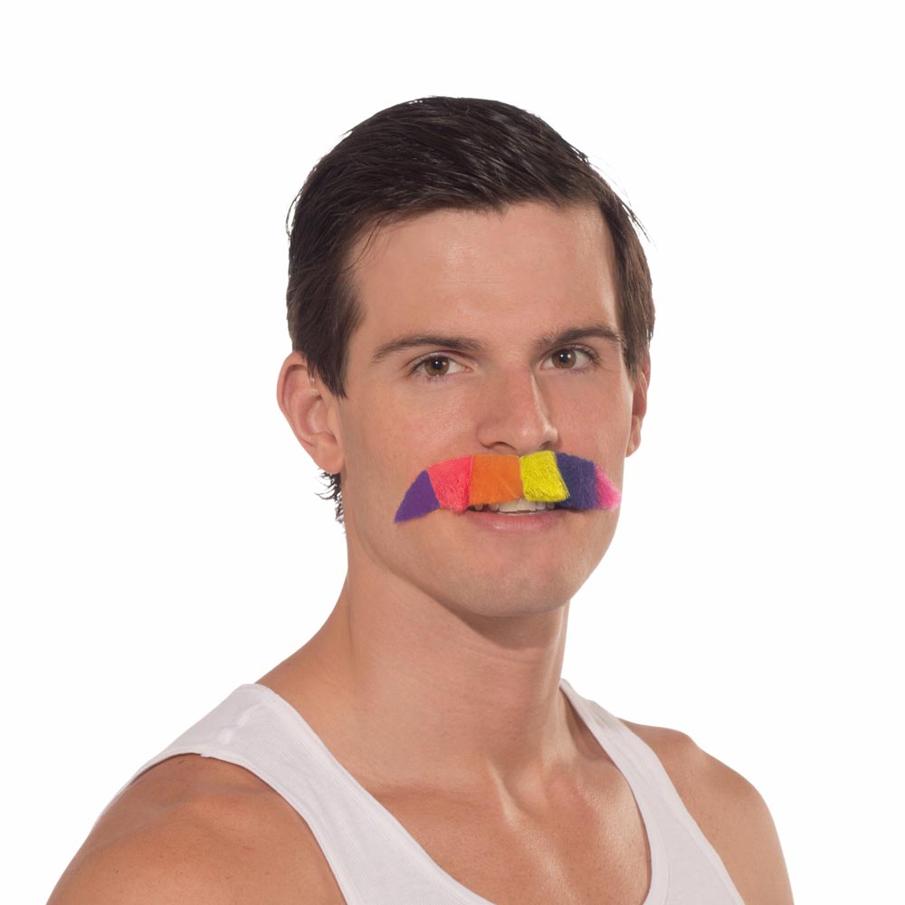 Rainbow Moustache
