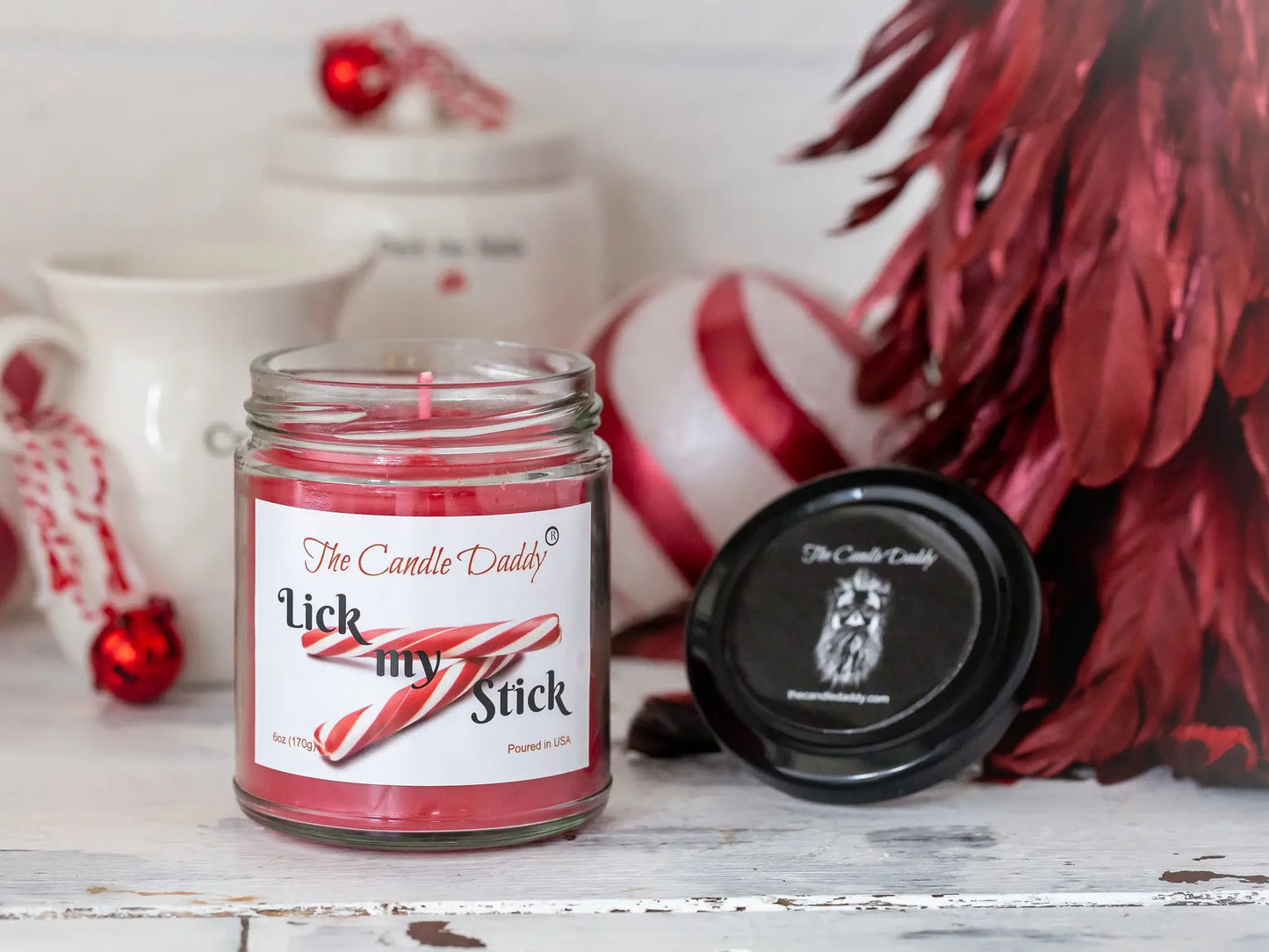 Lick My Stick Peppermint Holiday Candle