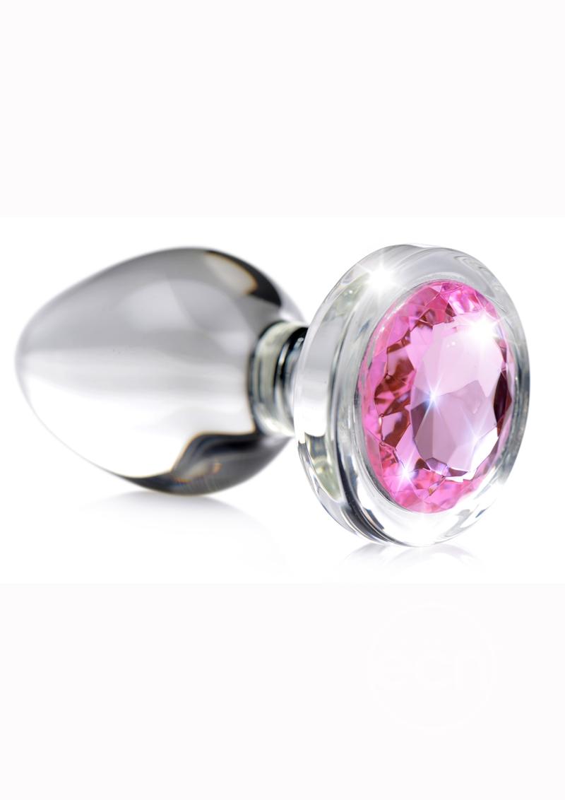 Booty Sparks Pink Gem Glass Plug