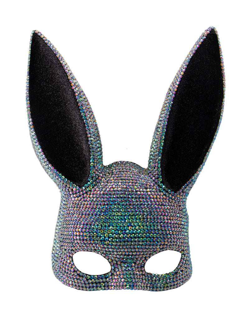 Rhinestone Bunny Mask