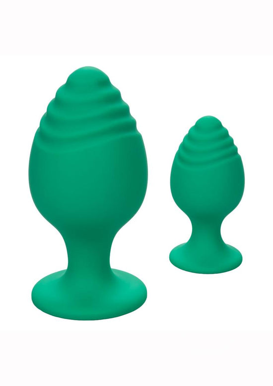 Cheeky Silicone Textured Anal Plug Set