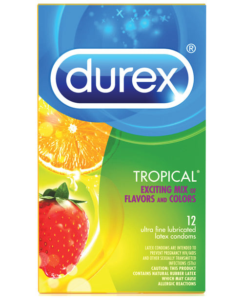 Load image into Gallery viewer, Durex Tropical Color &amp;amp; Scents Condoms - Box of 12
