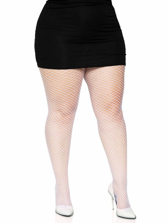 Plus Size Gaia Net Industrial Tights