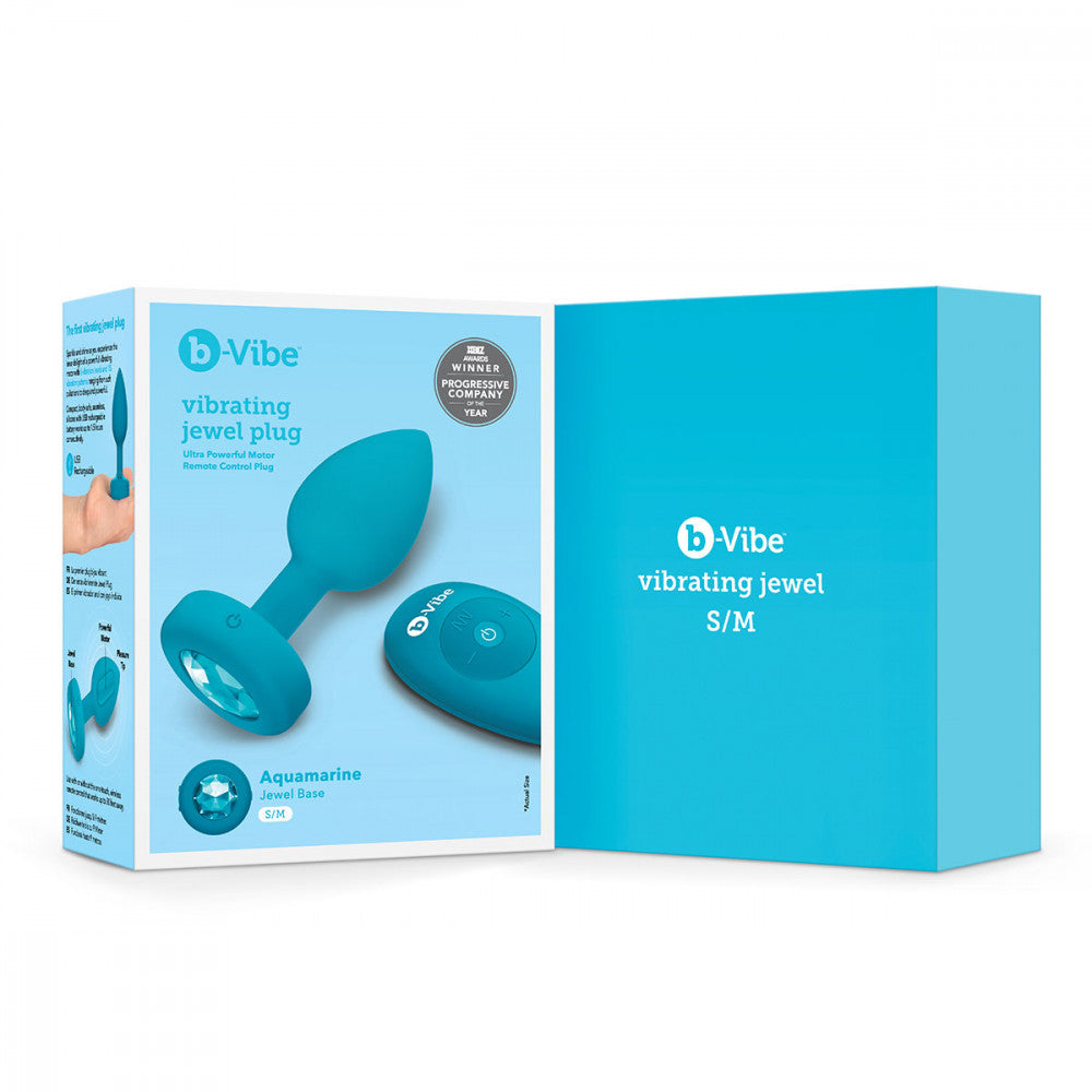 B-Vibe Vibrating Jewel Plug Small/Medium