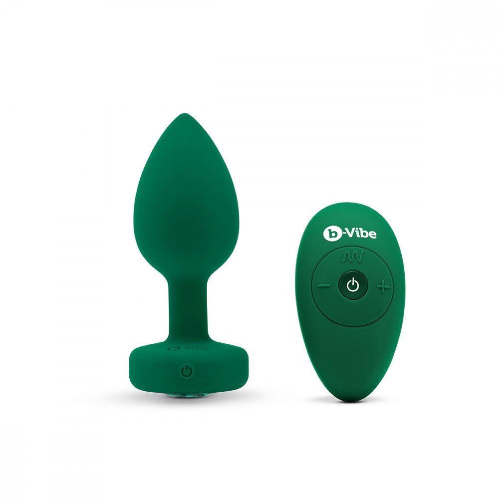 B-Vibe Vibrating Jewel Plug Medium/Large