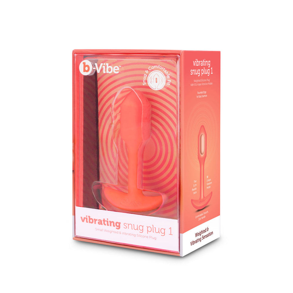 B-Vibe Vibrating Snug Plug 1